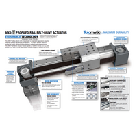 MXB-P SERIES TOLOMATIC MXB-P SERIES RODLESS ELECTRIC ACTUATOR<BR>SPECIFY NOTED INFORMATION FOR PRICE AND AVAILABILITY